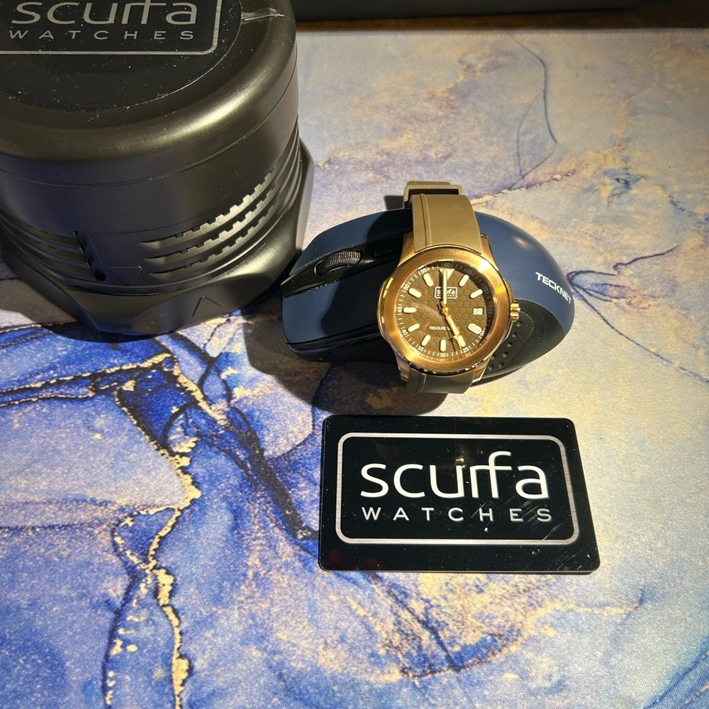 Gold Dive Watch for Men